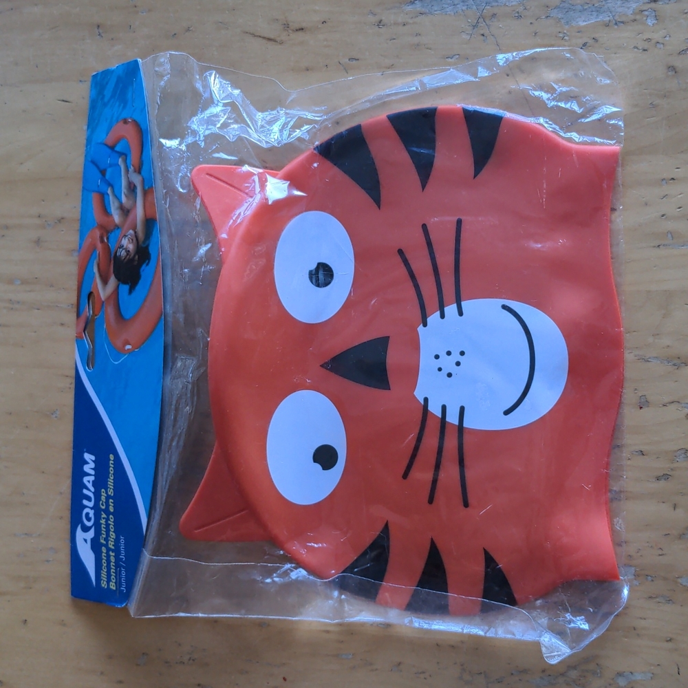 74-**FREE ADD ON** NWT swimming cap